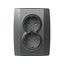 SOCKET SCHUKO DOUBLE 2P+E 16A 250V~ AT 4417005 thumbnail 1