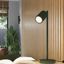HANGING LAMP CYLINDRICAL GREEN LAMPSHADES WITH ELEGANT CARBON GROOVING 3XGU10 thumbnail 6