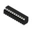 Printed circuit board terminals, 5.08 mm, Number of poles: 11, 135°, Solder pin length (l): 3.5 mm, black, PUSH IN with actuator, Clamping range, max. : 1.5 mm², Tube thumbnail 2