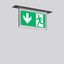 HALYXX, 4,7 W, black, on/off Recessed ceiling luminaires, L 320 B 55 H thumbnail 1