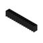 PCB plug-in connector, male header, closed side, THT/THR solder connection, 3.81 mm, Number of poles: 14, 180°, Solder pin length (l): 3.2 mm, tinned, black, Box thumbnail 5