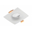 Spot luminaire housing ALESSIO, IP54, square, white thumbnail 1