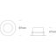 WHITE 6W CCTV IP65 230V DIMMABLE thumbnail 2