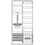DA27PB Meter board, Field width: 2, Rows: 57, 1100 mm x 550 mm x 215 mm, Isolated (Class II), IP31 thumbnail 21