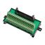 DIN-rail mounting terminal block, MIL20 socket, screw clamp, 20 points XW2R0006H thumbnail 2