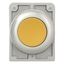 M30C-FDR-Y Pushbutton, RMQ-Titan, Flat, maintained, yellow, Blank, Metal bezel thumbnail 4