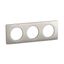 PLATE 3 GANG SATIN ALUMINIUM thumbnail 3