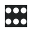 Cover plate - KNX 3-gang sensors - 2M - Matt Black thumbnail 1