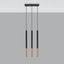 HANGING LAMP MOSAIC 3L BLACK/COPPER G9 3X40W IP20 thumbnail 2