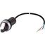 C22-WK3-K20-P62 Changeover switch, With thumb-grip, momentary, 2 N/O, Cable (black) with non-terminated end, 4 pole, 1 m, 3 positions, Bezel: titanium thumbnail 2