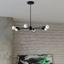LANGO 5 BLACK CHANDELIER E27 5X60W IP20 thumbnail 5