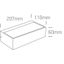 ANTHRACITE WALL LIGHT 2x4,5W WW IP54 230v thumbnail 2