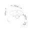 RING CEILING LAMP 3P OLIVE GREEN 3XGU10 thumbnail 5