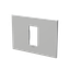 Frame 1 module - ABB logo - Silver thumbnail 2
