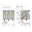 PCB terminal block lever 6 mm² gray thumbnail 3