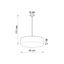 HANGING LAMP ARENA 45 BLACK E27 3X60W IP20 thumbnail 6