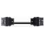 pre-assembled interconnecting cable Eca Socket/plug dark gray thumbnail 3