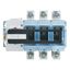 Manual source changeover DSX size 2 160A 3 poles - Rated current = 160A - for mounting on plate thumbnail 2