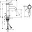 Tecturis S 110 sink mixer CoolStart, with pop-up, chrome thumbnail 1