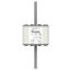 Fuse-link, high speed, 1100 A, AC 600 V, size 2, 61 x 77 x 135 mm, aR, IEC, UL, no indicator, 115 mm centres thumbnail 1