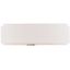 BP-FLP-600-BL-W Cable entry / flange plate for W=600mm, closed, white thumbnail 1