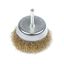 Cup brush for drill  1/4",75mm (crimped wire) thumbnail 1