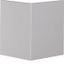External corner lid for wall trunking BR lid 80mm in light grey thumbnail 2