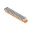 Printed circuit board terminals, 5.00 mm, Number of poles: 16, 90°, Solder pin length (l): 3.5 mm, tinned, orange, Flat-blade connection, Box thumbnail 2