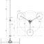 Air-term. mast 50 f. HVI light Cond. KIT w. tripod  L 2900mm thumbnail 2