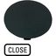 M22-XDP-S-GB2 Button plate, mushroom black, CLOSE thumbnail 4