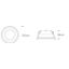 WHITE 9W CCTV IP65 230V DARK LIGHT thumbnail 2
