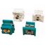 BEL01-E Fastening element for conductive connection, pre-mounted, green, 200pcs. loose parts in the box thumbnail 1
