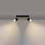 CEILING LAMP NERO 2 BLACK/GOLD GU10 2X40W IP20 thumbnail 5