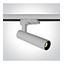 WHITE COB 9W WW TRACK SPOT 230V DIMMABLE DARK LIGHT thumbnail 1