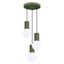 Pendant lamp HALO 3P olive green thumbnail 1