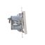Double IT socket RJ45, category 5e, (module), Simon 24, IP20/IP44, graphite mat thumbnail 1