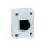 Main switch, P1, 32 A, surface mounting, 3 pole + N, STOP function, With black rotary handle and locking ring, Lockable in the 0 (Off) position, in st thumbnail 3