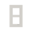 Frame 2-gang / 2+2-modules - Niessen logo - S - Dune thumbnail 1