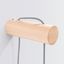 WALL LAMP WITH SWITCH ON CABLE GLASS LAMP SHADE WOODEN ELEMENTS ON G9 thumbnail 4