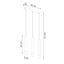 HANGING LAMP WEZYR 3 WHITE G9 3X40W IP20 thumbnail 5