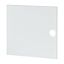T1-KLV Replacement door, white, 1-row, for flush-mounting (hollow-wall) compact distribution boards thumbnail 1