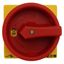 Main switch, P1, 40 A, rear mounting, 3 pole, Emergency switching off function, With red rotary handle and yellow locking ring, Lockable in the 0 (Off thumbnail 12