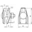 Connection clamp RCB clamping range Fl 0.4-12mm f. Rd 7-10mm thumbnail 2