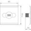 TrayFix Mesh cable tray fastening on FangFix block ¨20mm thumbnail 2