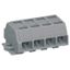 4-conductor terminal strip without push-buttons with fixing flanges gr thumbnail 1