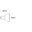 WHITE COB 6W WW GU10 HONEYCOMB 60deg 230V thumbnail 2