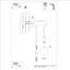 WALL LAMP WITH SWITCH ON CABLE GLASS LAMP SHADE WOODEN ELEMENTS ON G9 thumbnail 10