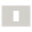 Frame - 1-gang / 1-module - ABB logo - S - Dune thumbnail 1