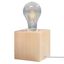 ARIZ DESK LAMP NATURAL WOOD E27 1X60W IP20 thumbnail 3