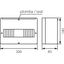 Surface-mounted distribution board - RM 9S (N+PE) thumbnail 2